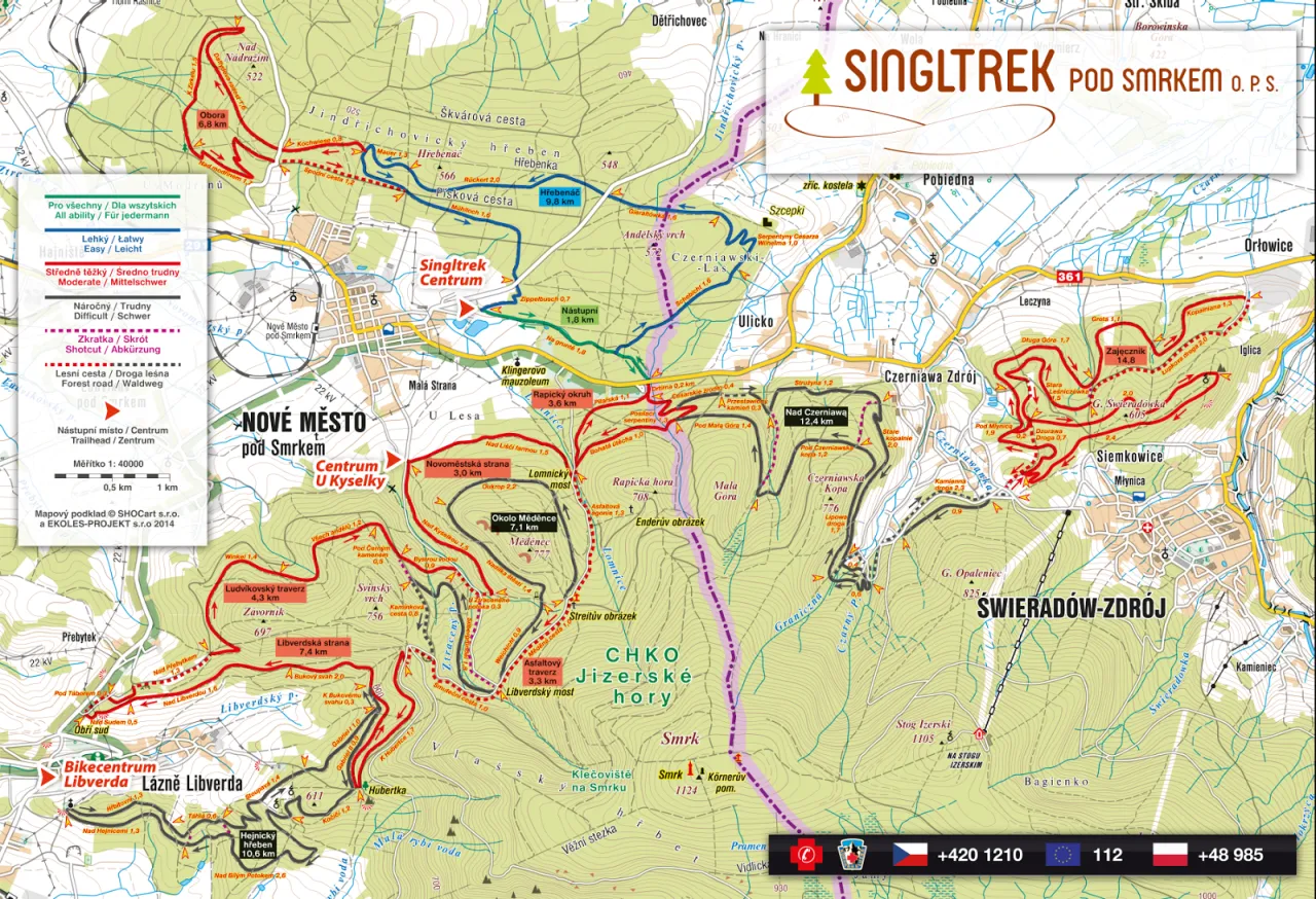 Zdjęcie Góry Izerskie trasy rowerowe mapa - najlepsze szlaki i trudności