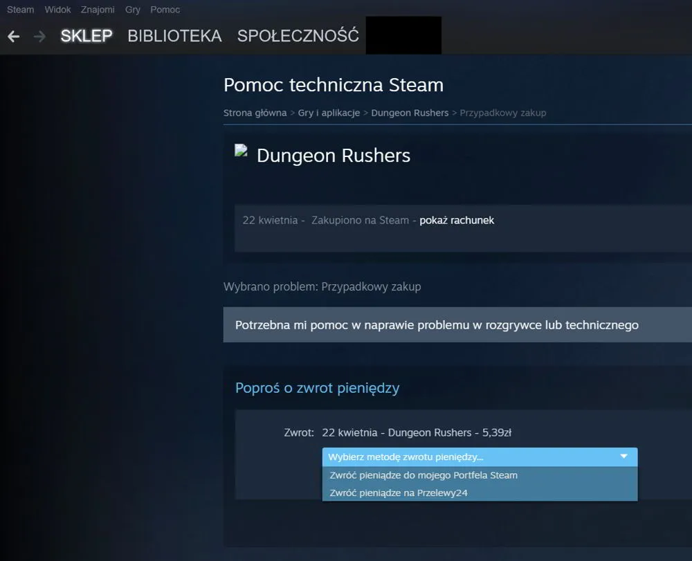Zdjęcie Jak zwrócić DLC na Steam i uniknąć problemów – krok po kroku