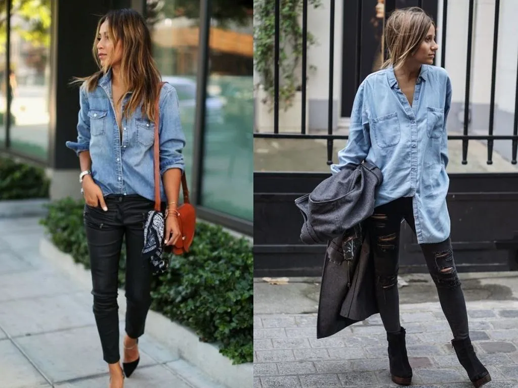 Zdjęcie Jak nosić koszulę jeansową damską? Oto stylowe pomysły na outfity