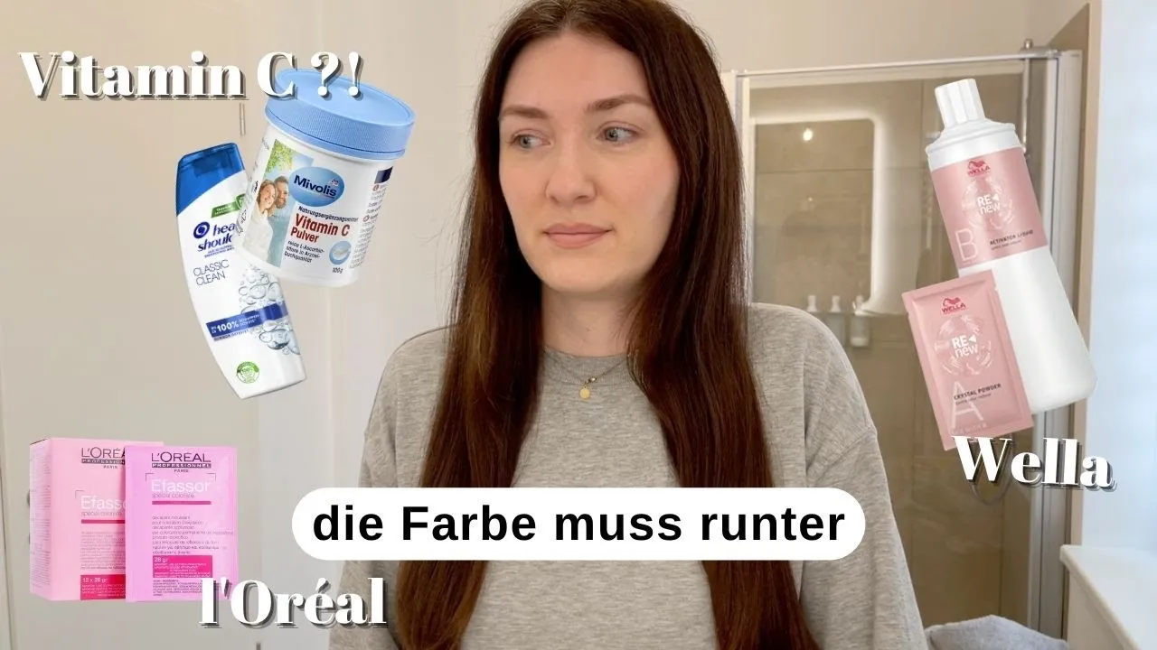 Zdjęcie Haare mit Vitamin C entfärben: So entfernen Sie unerwünschte Farbe