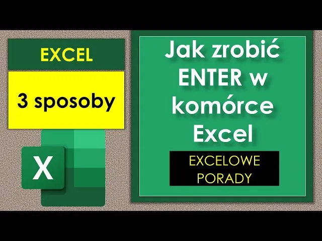 Zdjęcie Jak w Excelu napisać tekst w komórce jeden pod drugim bez problemów