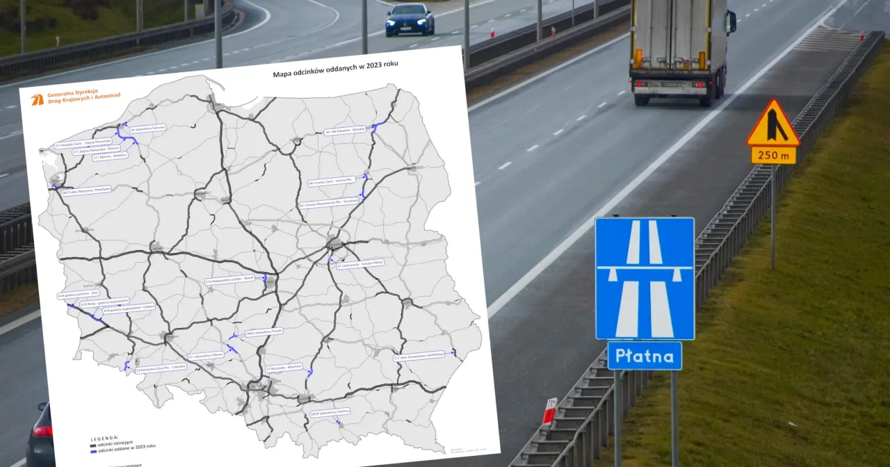 Zdjęcie Ile kilometrów mają polskie autostrady? Zobacz, jak się zmieniają!