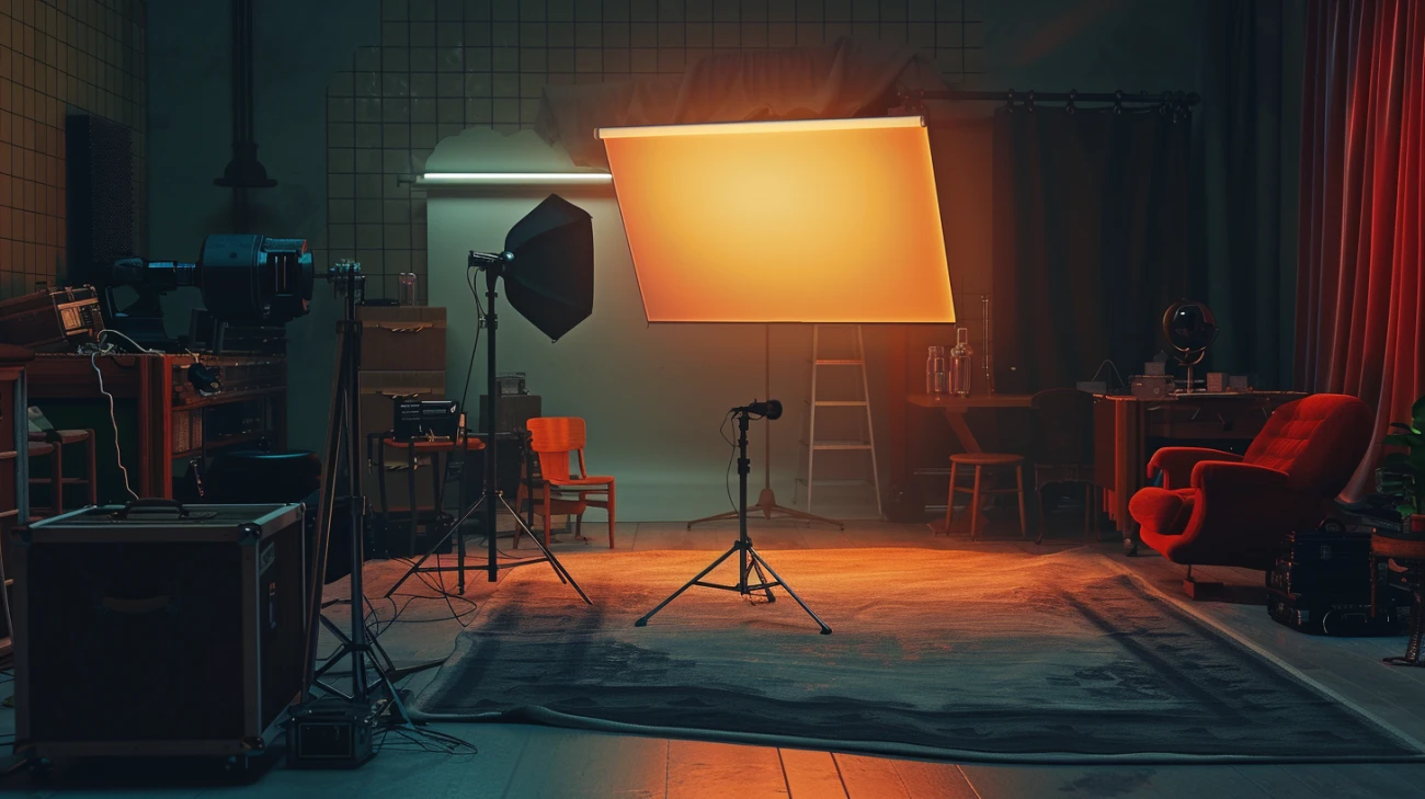 Zdjęcie Profesjonalne oświetlenie do zdjęć - lampy studyjne i softboxy