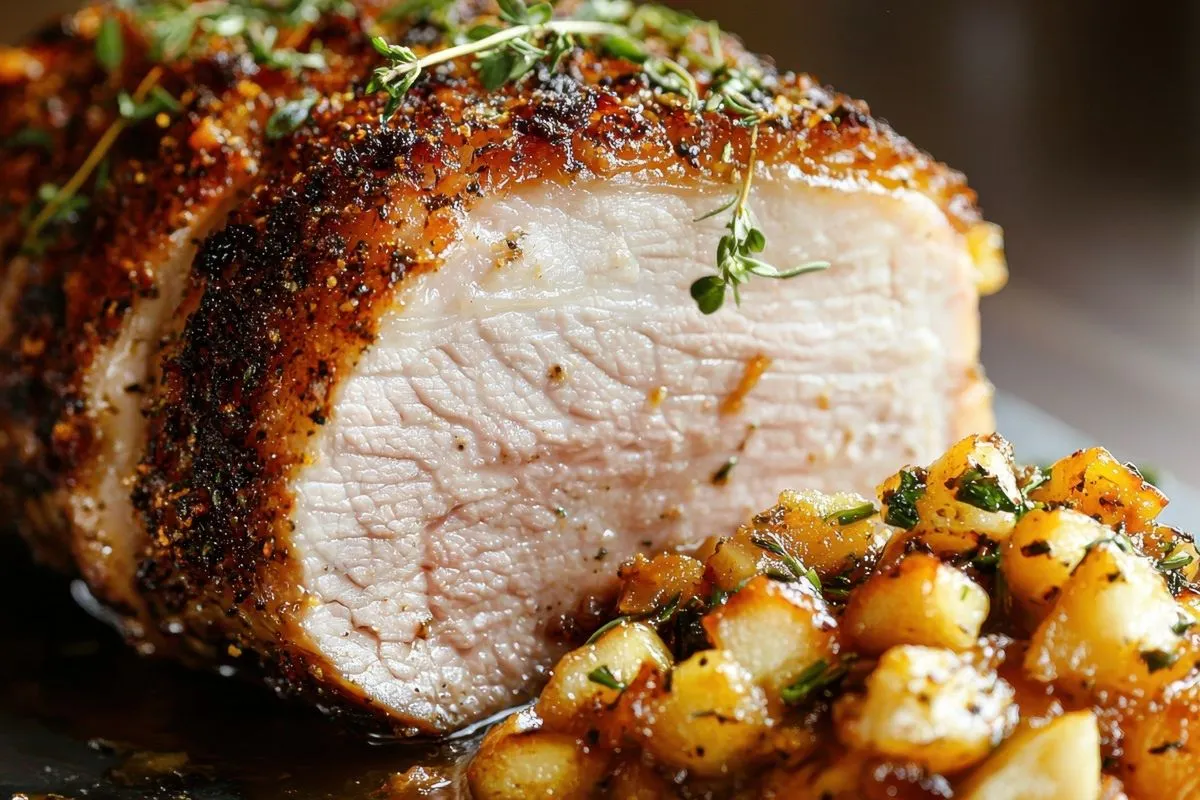 Zdjęcie Ile piec schab na patelni, aby był soczysty i idealnie miękki