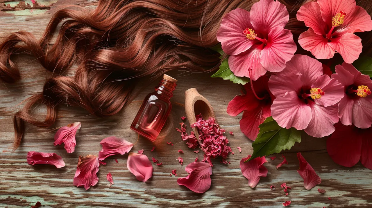 Zdjęcie Kolor hibiskusowy - Jak uzyskać piękny, naturalny hibiskusowy kolor
