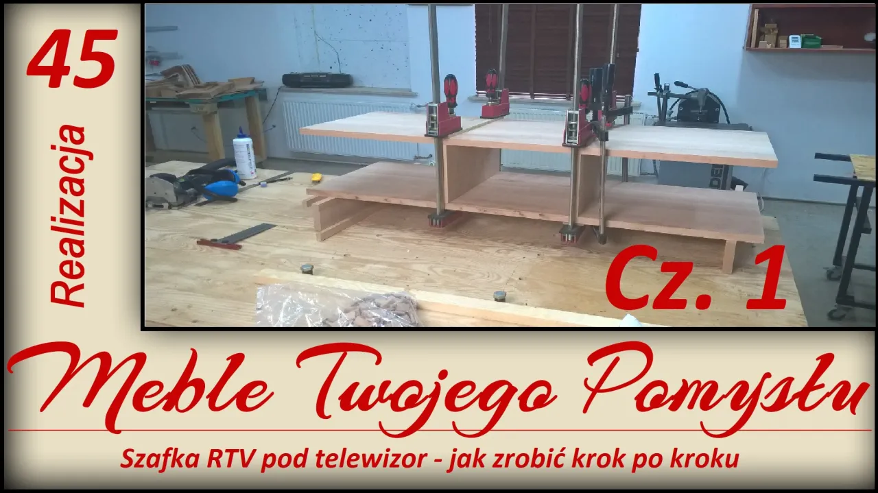 Zdjęcie Jak zrobić szafkę pod telewizor – krok po kroku bez błędów