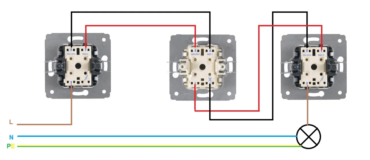 Zdjęcie Jak podłączyć łącznik krzyżowy w instalacji elektrycznej - prosty poradnik