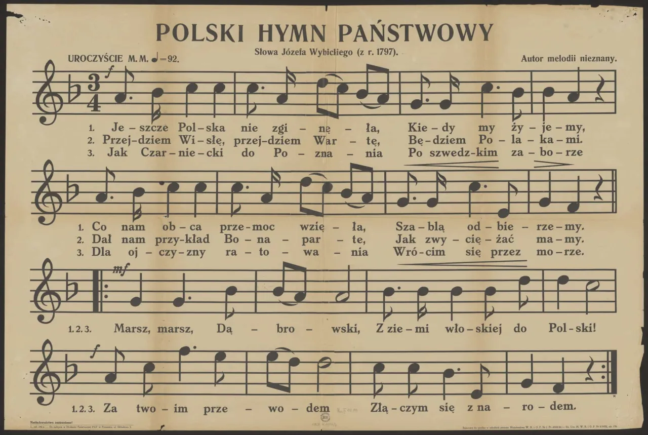 Zdjęcie Niezwykła historia powstania hymnu Polski - co trzeba o nim wiedzieć?