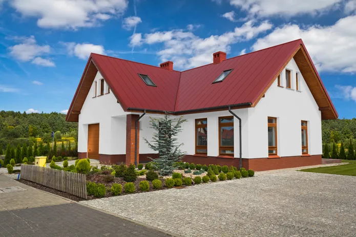 Zdjęcie Jaką elewację wybrać do wiśniowego dachu - poznaj najlepsze połączenia