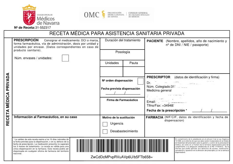 Zdjęcie Receta m&eacute;dica en Espa&ntilde;a: Tu gu&iacute;a esencial y sin dudas