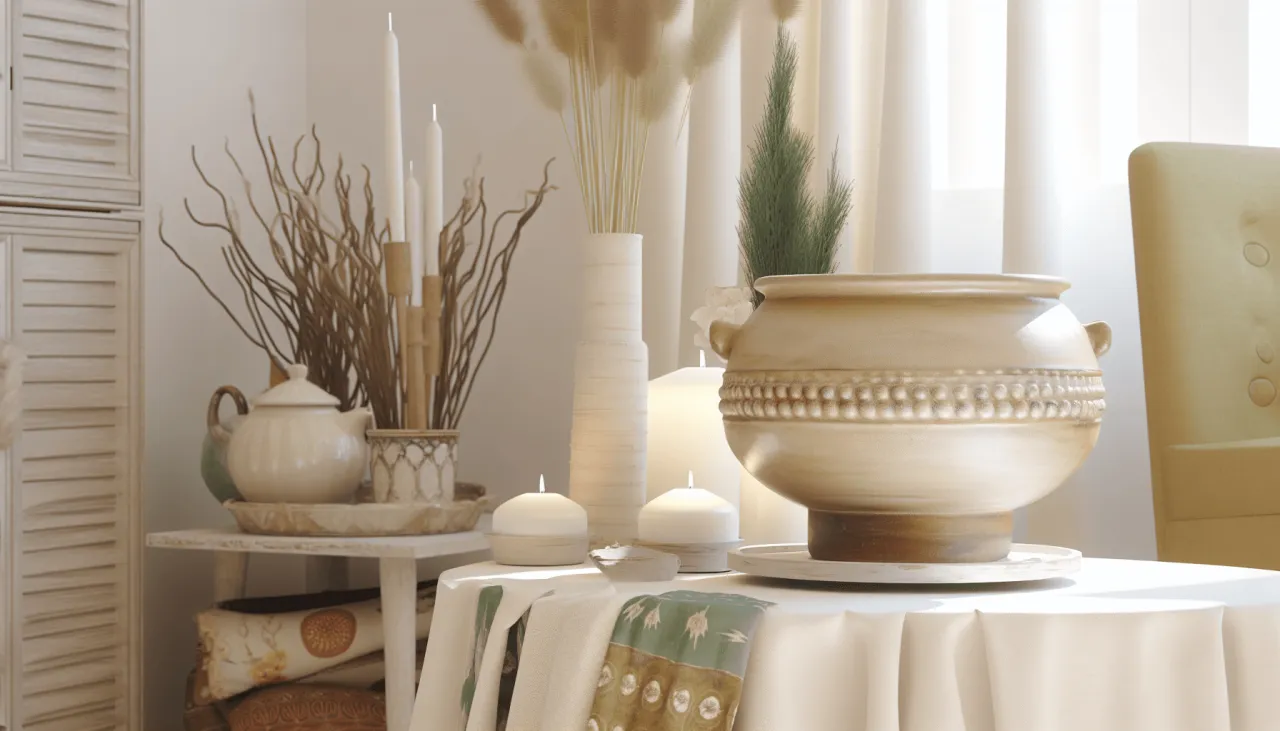 Zdjęcie  Doniczki vintage retro - stylowe donice ceramiczne w klimacie retro