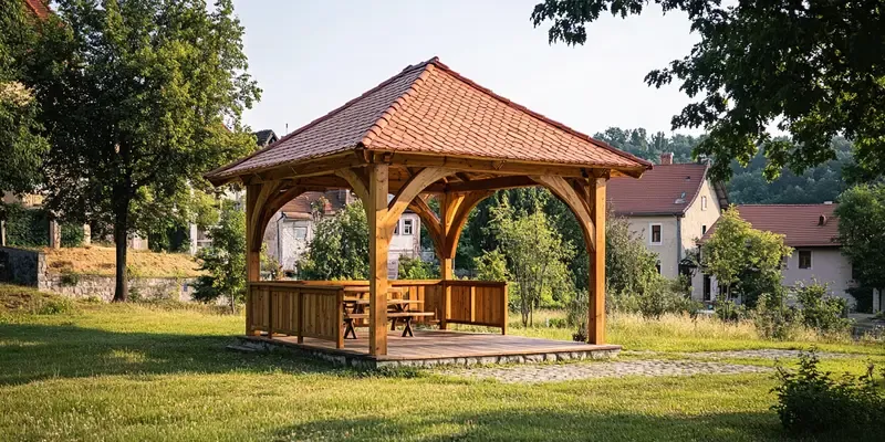 Zdjęcie Co na dach altany? Najlepsze materiały, które zaoszczędzą Twój czas