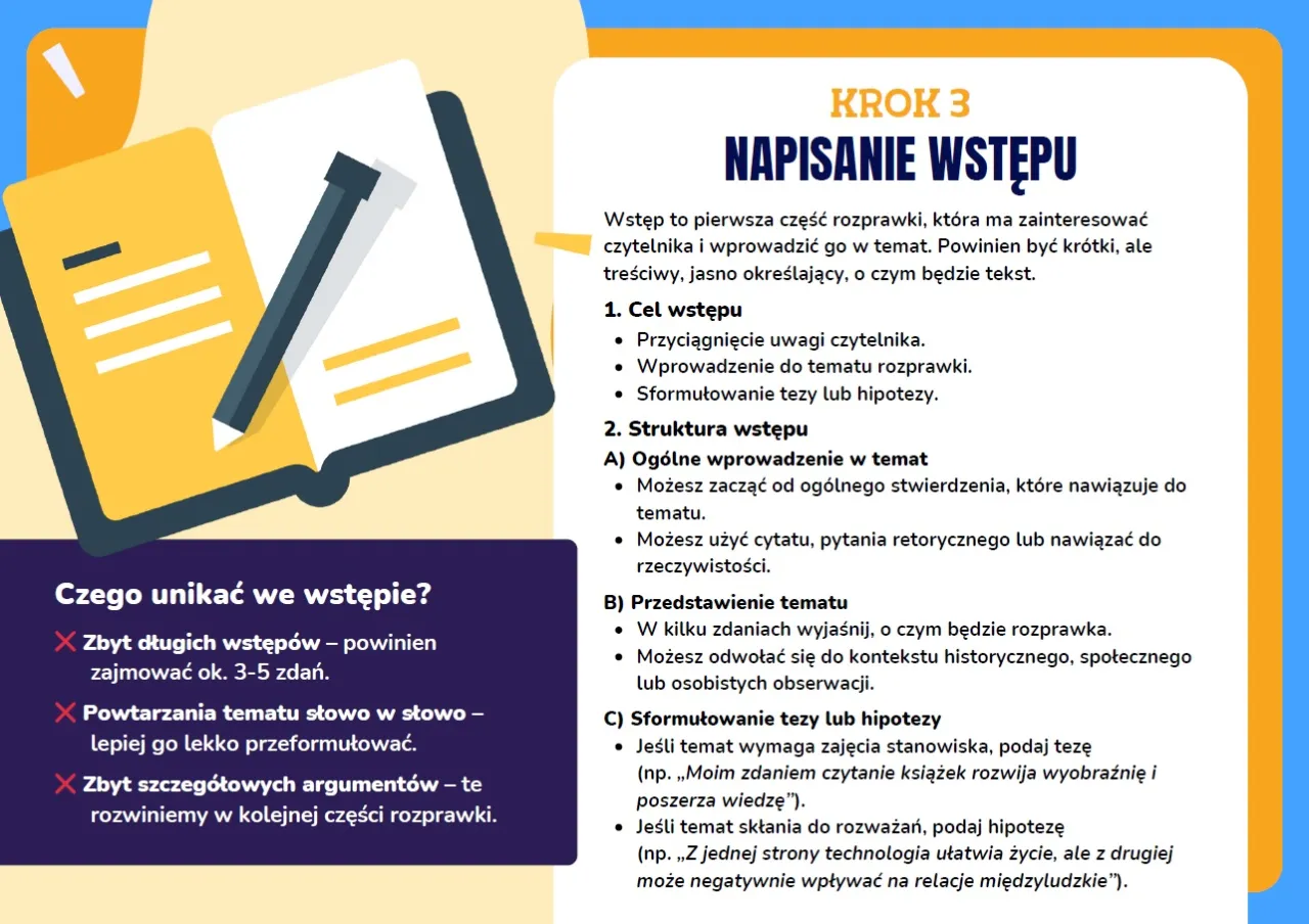 Zdjęcie Jak napisać wstęp do rozprawki, aby zachwycić czytelnika?