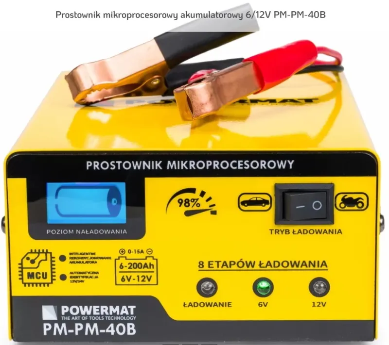 Zdjęcie Jaki prostownik do akumulatora motocyklowego wybrać, aby uniknąć problemów?