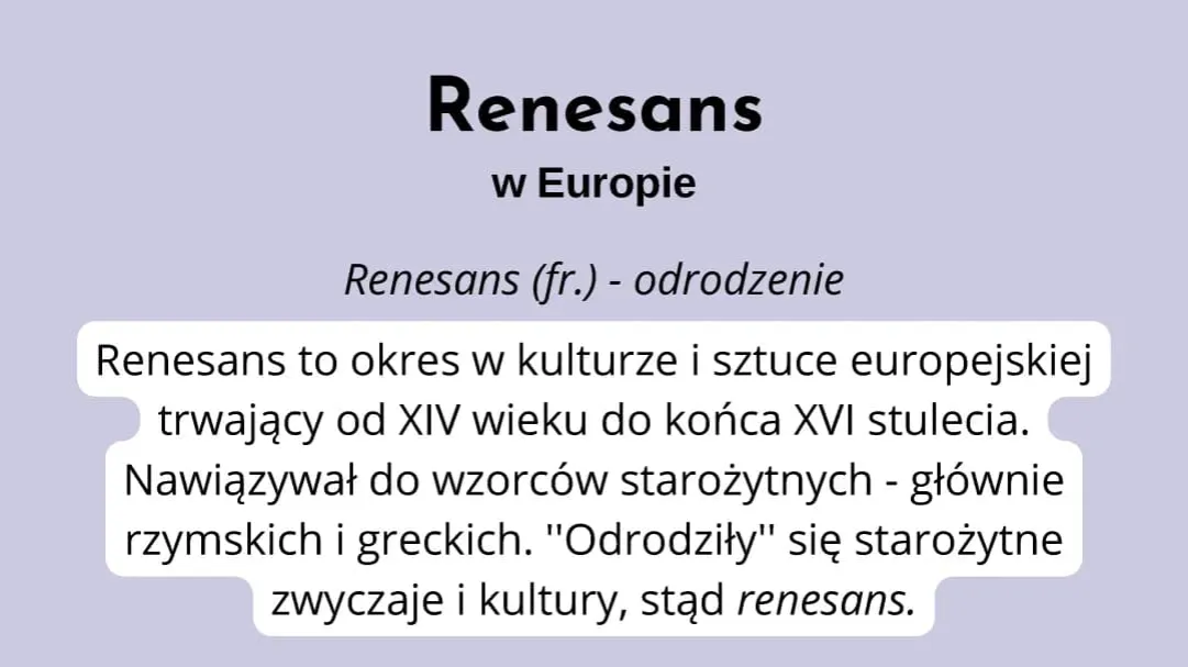 Zdjęcie Renesans: fascynujący czas przełomu kulturowego w Europie