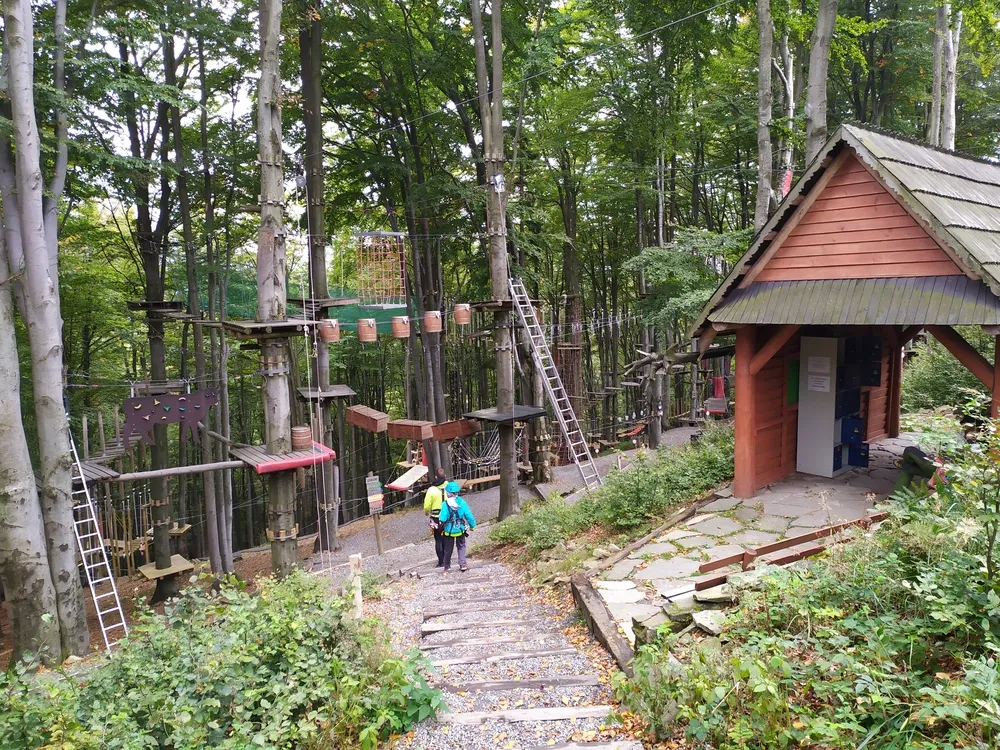 Zdjęcie Park linowy Jelenia Góra – emocjonujące trasy i niezapomniane wrażenia