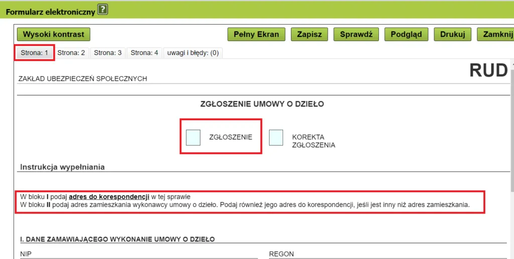 Zdjęcie Jak szybko i bezpiecznie zgłosić umowę o dzieło do ZUS krok po kroku