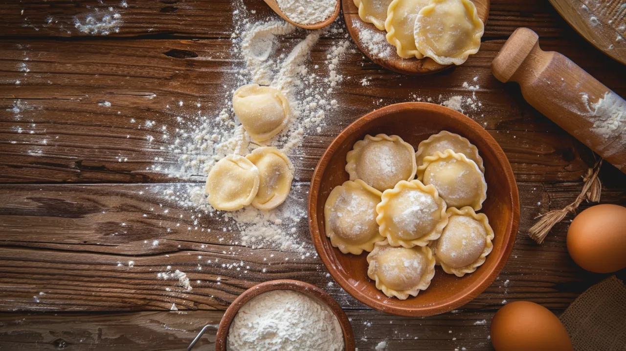 Zdjęcie Zdrowe ciasto na pierogi z mąki orkiszowej: Smaczna zamiana za pszenicę