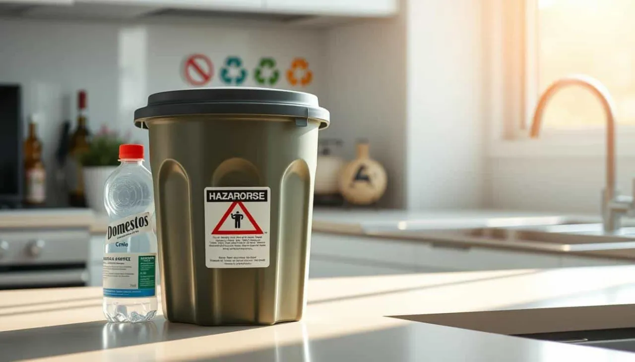 Zdjęcie Gdzie wyrzucić butelkę po domestosie, aby uniknąć problemów z recyklingiem