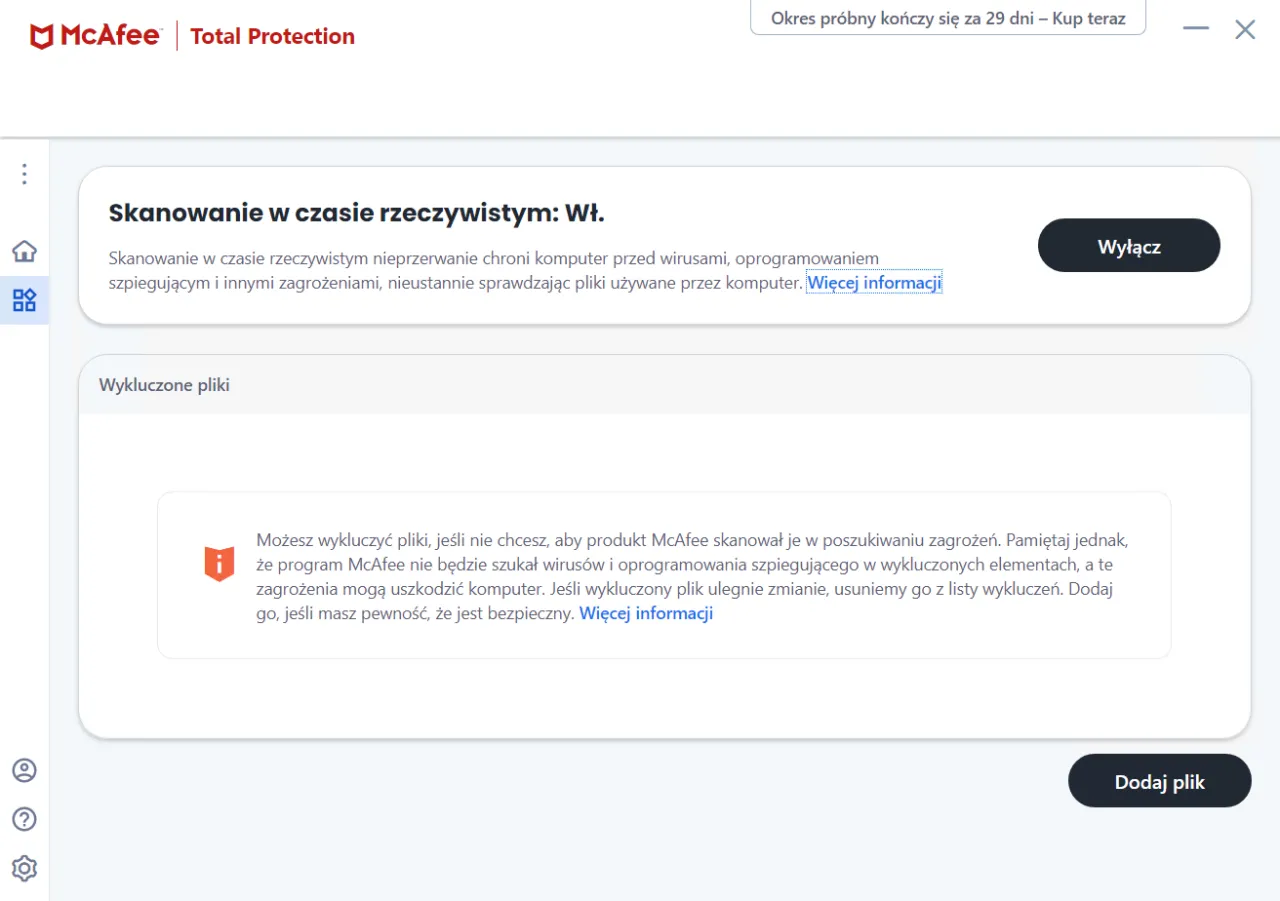 Zdjęcie Jak wyłączyć antywirusa McAfee i uniknąć zagrożeń dla systemu