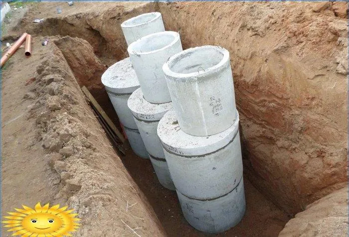 Zdjęcie Szambo z kręgów betonowych: zalety, wady i montaż krok po kroku
