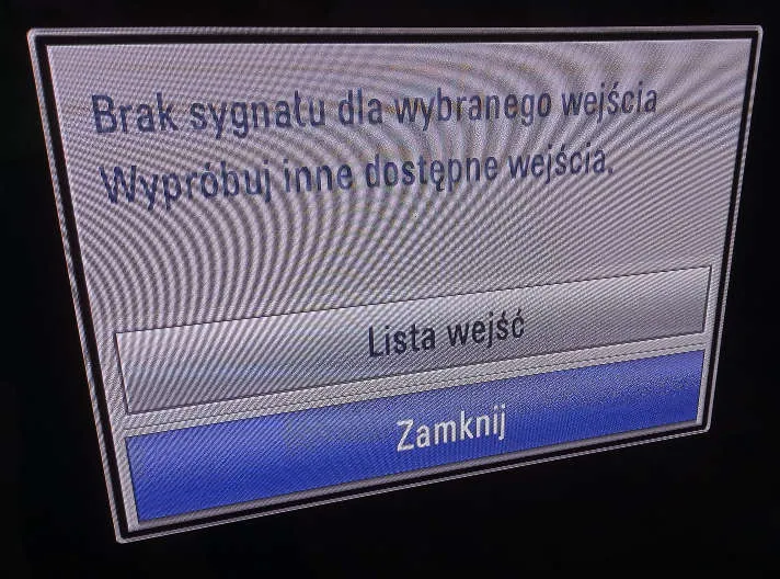 Zdjęcie Co oznacza brak sygnału w telewizorze i jak to naprawić?