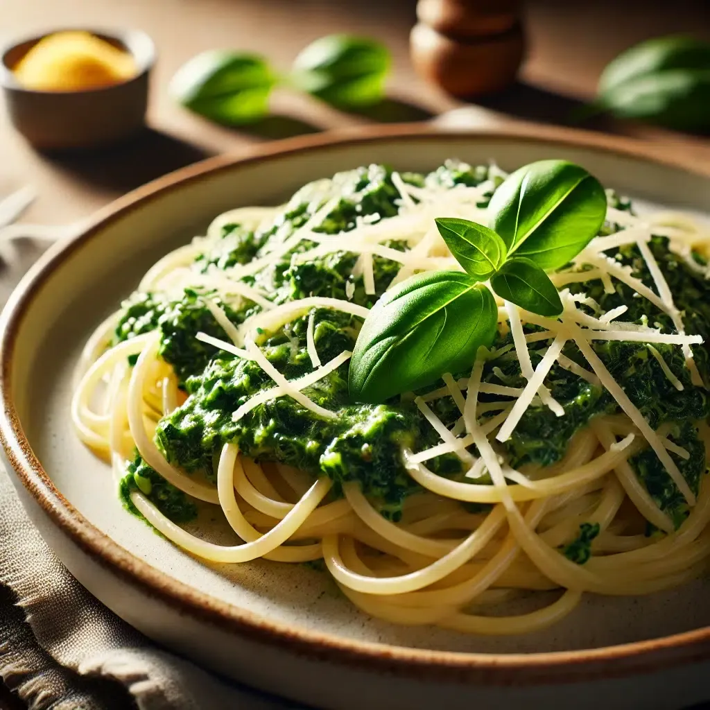 Zdjęcie Pyszne spaghetti szpinakowe - proste przepisy, które pokochasz