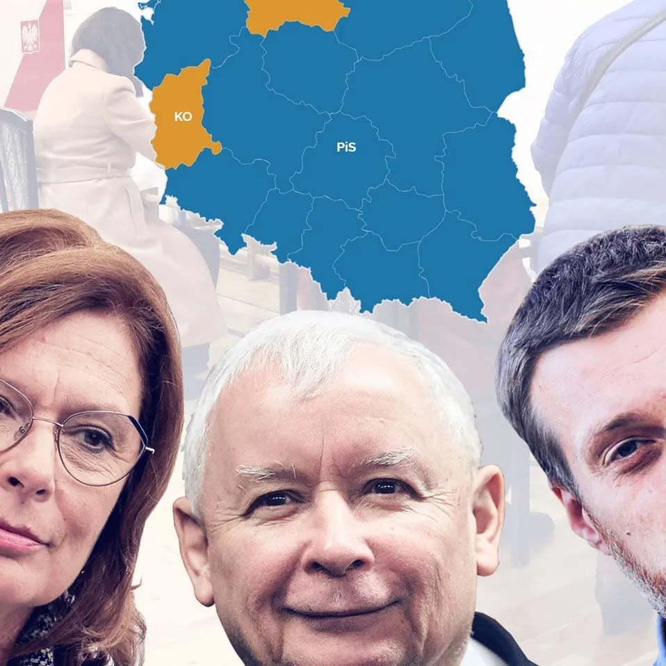 Zdjęcie Gdzie PiS ma największe poparcie? Zaskakujące wyniki wyborów w Polsce