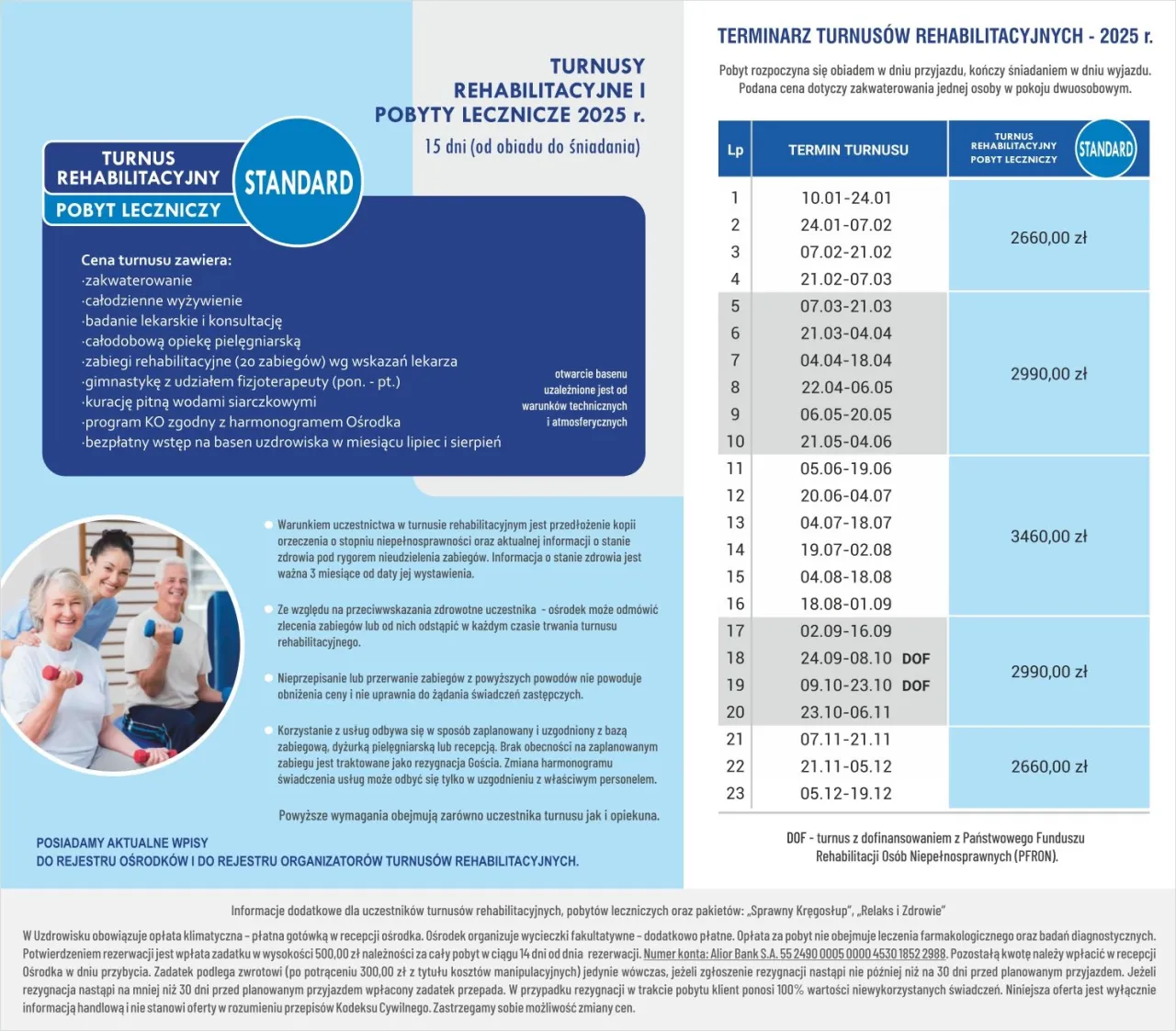 Zdjęcie Cennik sanatorium Horyniec-Zdrój - poznaj ceny i usługi rehabilitacyjne