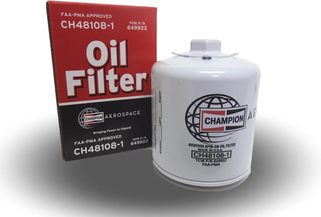 Zdjęcie Die besten ölfilter von Champion für Motorräder und Flugzeuge