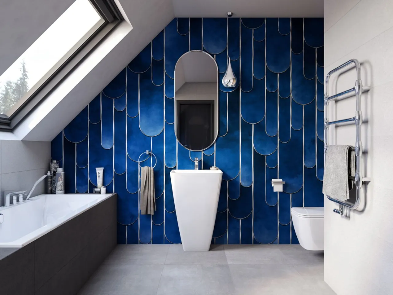 Zdjęcie Najlepsze tapety do łazienki: unikaj błędów przy wyborze materiałów