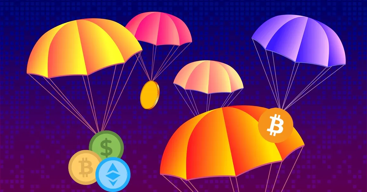 Zdjęcie Airdrop kryptowaluty: Czym jest i jak działa? Uniknij pułapek!