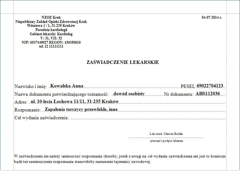 Zdjęcie Jak długo ważne jest zaświadczenie od lekarza specjalisty i co zrobić, gdy straci ważność?