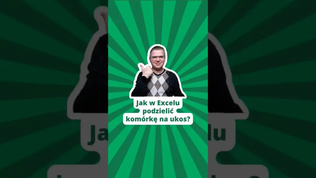 Zdjęcie Jak podzielić komórkę w Excelu po skosie i poprawić czytelność danych