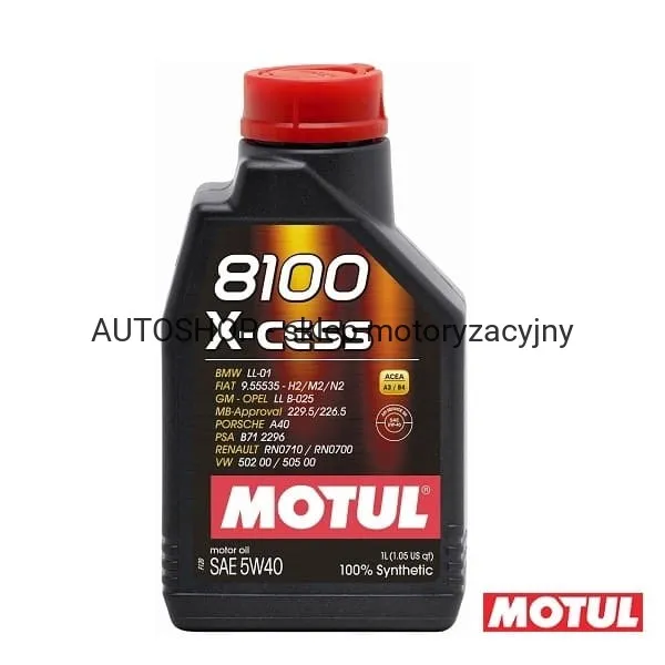 Zdjęcie Motul 5W40 X-CESS – idealny olej do nowoczesnych silników