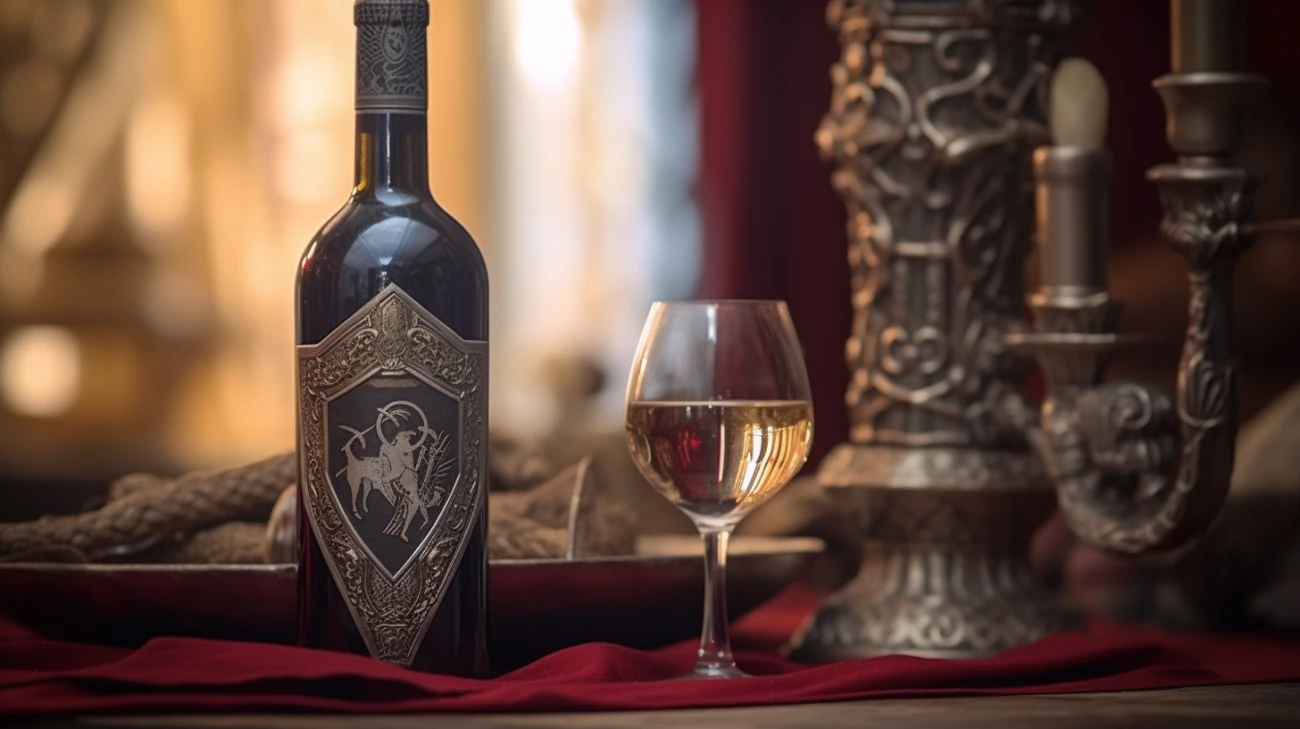 Wiedźmin z dostępem oficjalnego wina Grand Cru przeznaczonego do Corvo Bianco