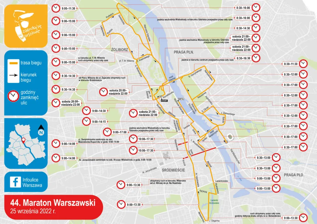 Zdjęcie Maraton Warszawski ile km? Sprawdź dokładny dystans i przebieg trasy