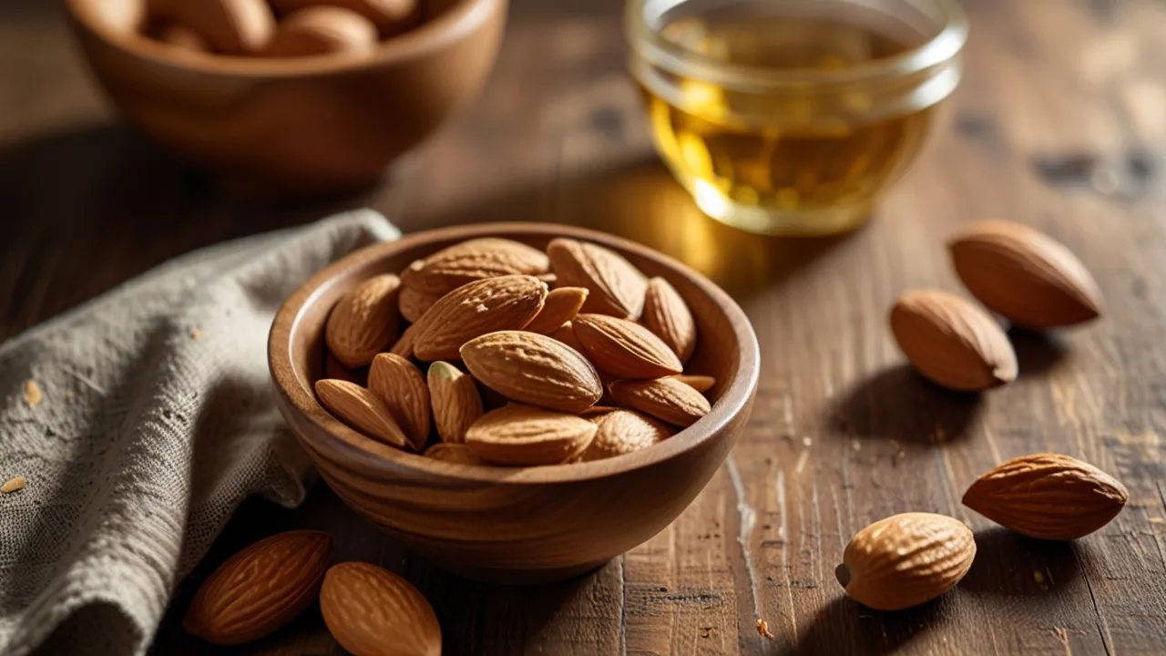 Zdjęcie  Płatki migdałów - naturalny produkt pełen zdrowia i smaku