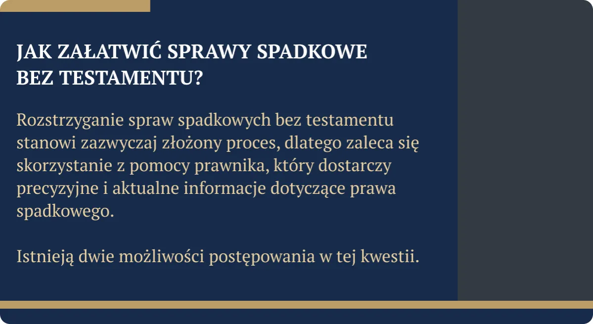 Zdjęcie Jak załatwić sprawy spadkowe bez testamentu i uniknąć problemów