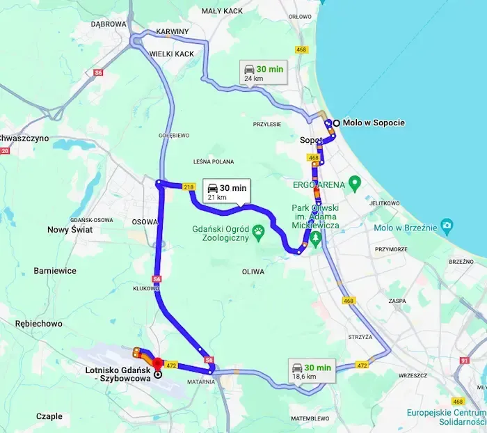 Zdjęcie Jakim autobusem dojechać z Gdańska do Sopotu? Ceny i rozkład jazdy