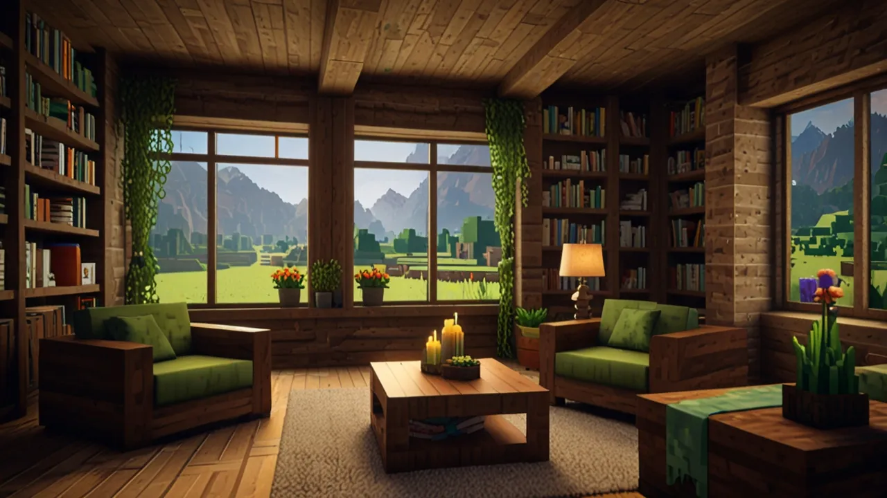 Zdjęcie Stwórz niesamowity salon w Minecraft: 5 prostych kroków