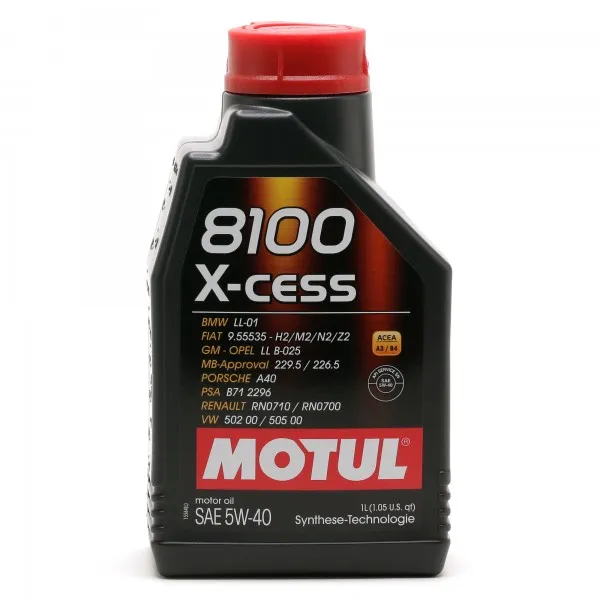 Zdjęcie Motul 5W40 X-Cess 1L - najlepszy olej do ochrony silnika i wydajności