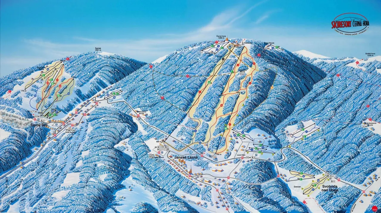 Zdjęcie Janskie Łaznie Snowpark - idealne warunki narciarskie i atrakcje