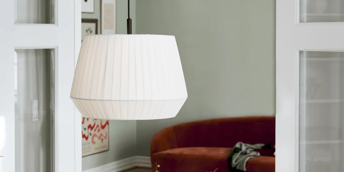 Zdjęcie Lampa plisowana: Jaką lampę plisowaną wybrać do nowoczesnego wnętrza?