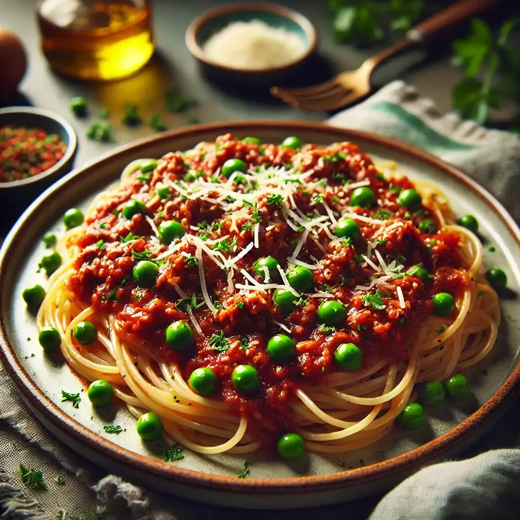 Zdjęcie Pyszne spaghetti z groszkiem: łatwe przepisy na wyjątkowe dania
