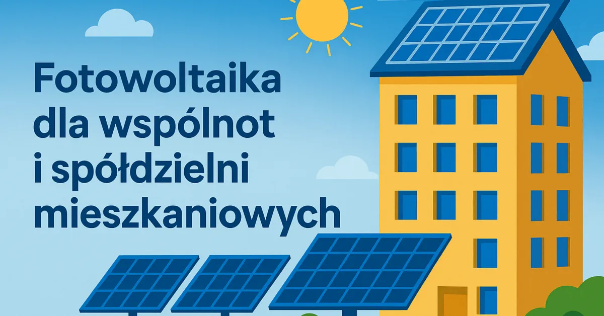 Zdjęcie Fotowoltaika dla Wspólnot - Korzyści, Koszty i Finansowanie dla Wspólnot Mieszkaniowych