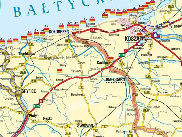 Zdjęcie Koszalin Kołobrzeg ile km - poznaj najkrótsze trasy i czasy podróży