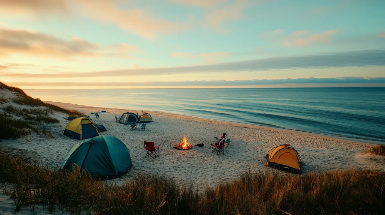 Zdjęcie Camping nad Bałtykiem: Najlepsze campingi nad polskim morzem