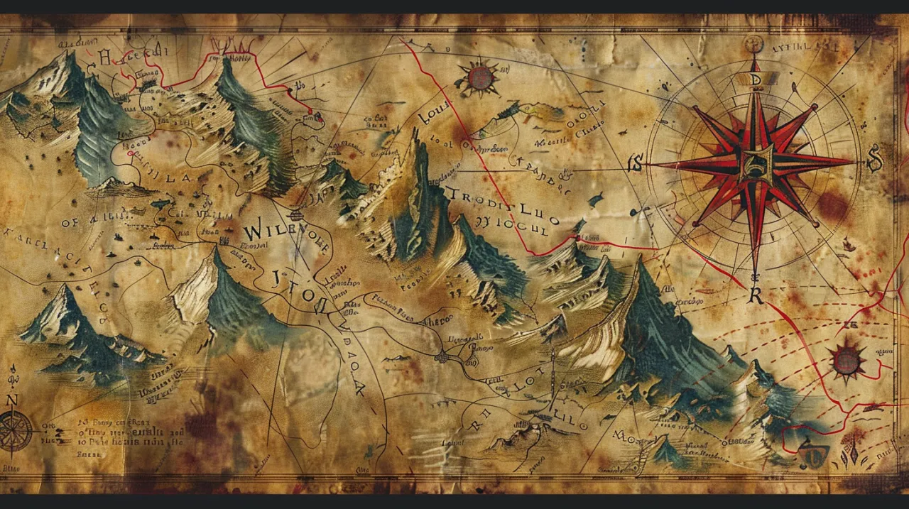 Zdjęcie Mapa podróży Hobbita - Śródziemie na wyciągnięcie ręki: jakie tajemnice kryje?