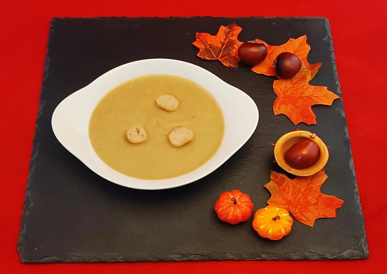 Zdjęcie Velouté potimarron-marron : La recette d'automne facile et parfaite